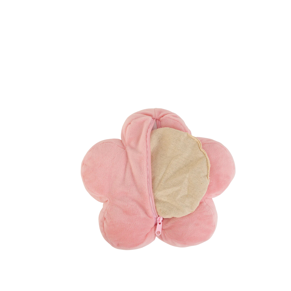 Flower Heatable Pillow - Pink