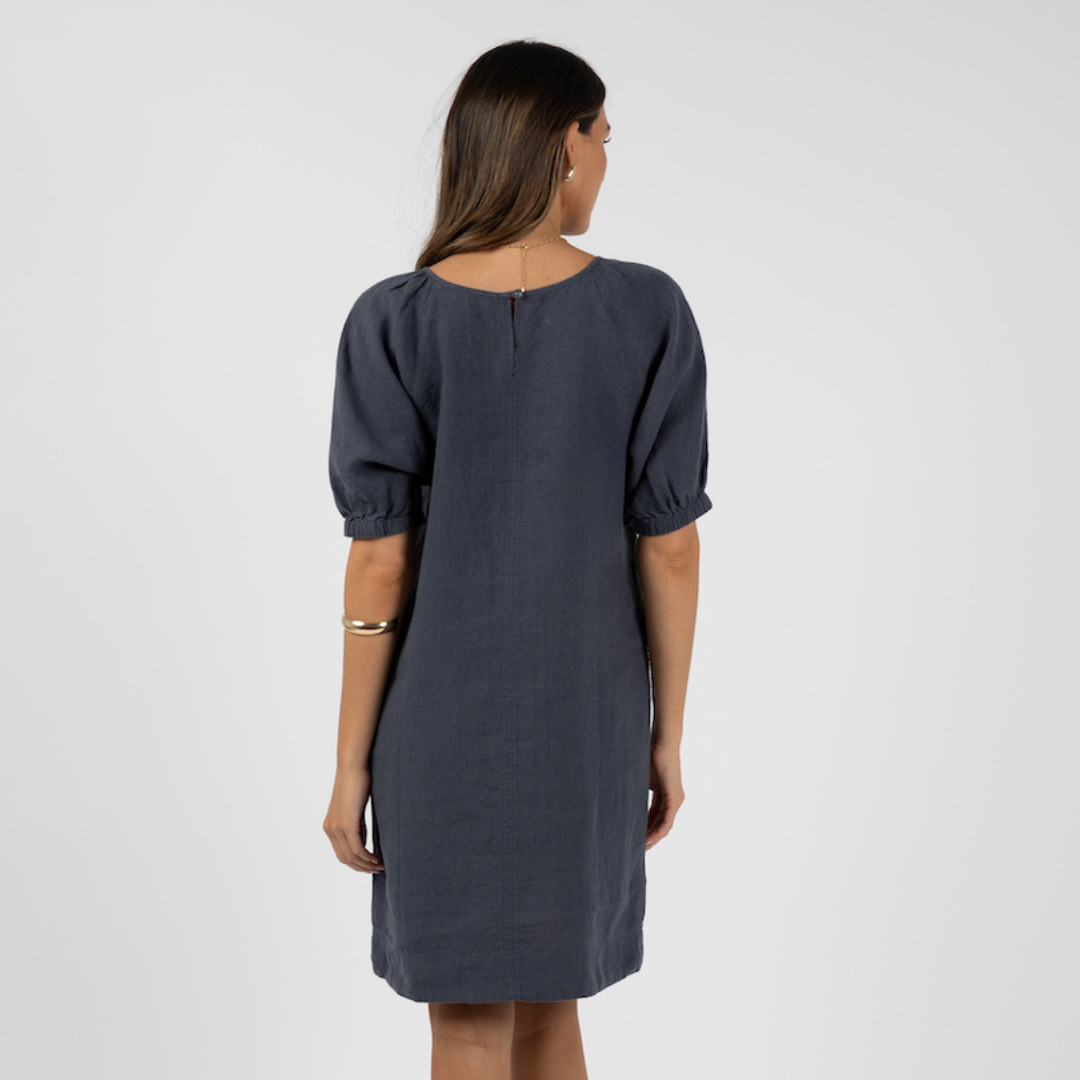 Lagoon Shift Dress Steel