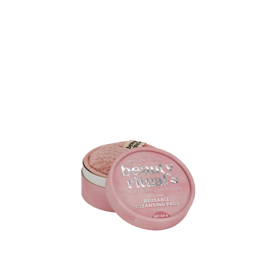 Luxury Waffle Cleansing Pads - Pink